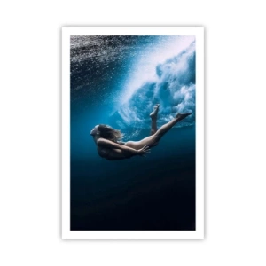 Affisch - Modern sjöjungfru - 61x91 cm