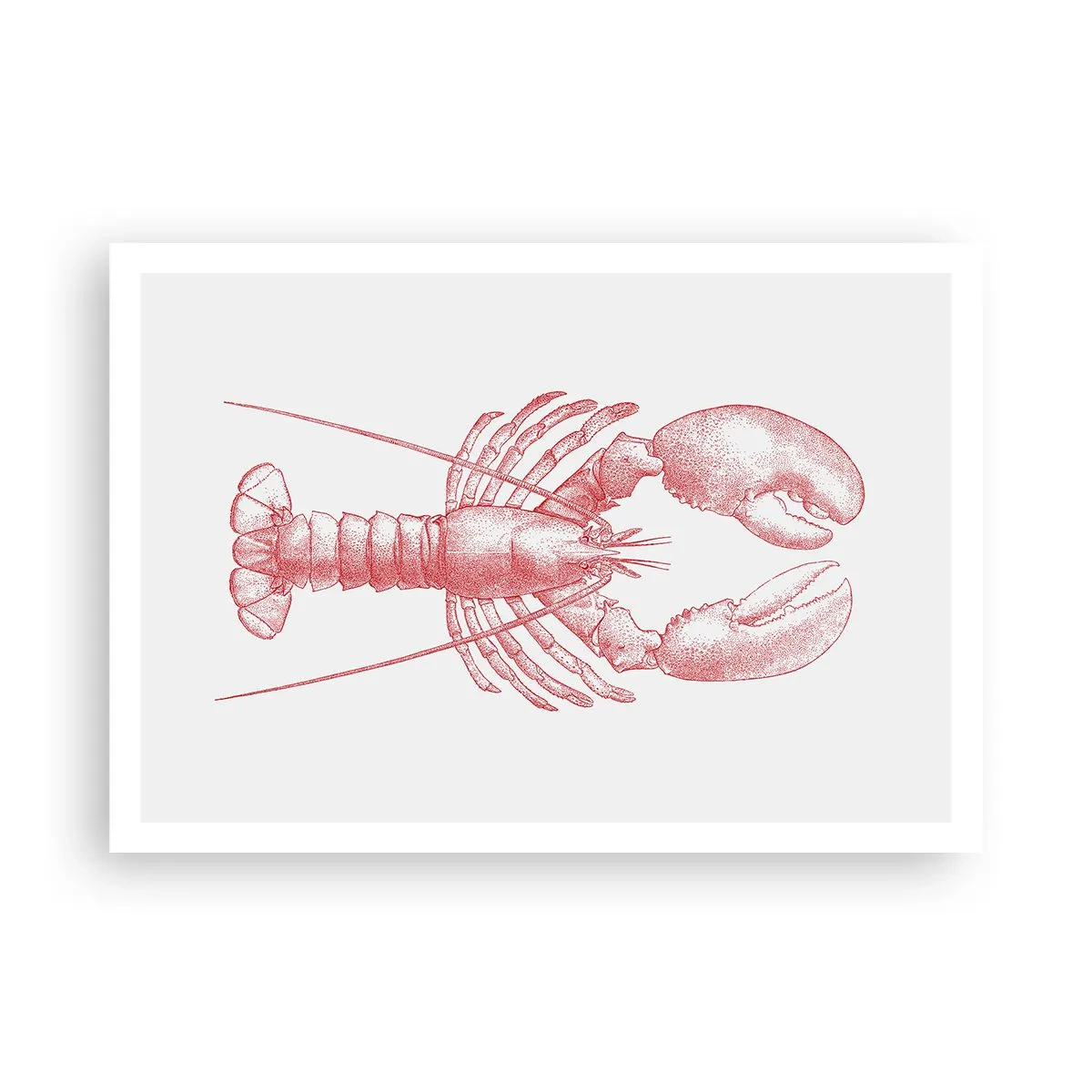 Affisch - Hummer värdig Homer - 100x70 cm