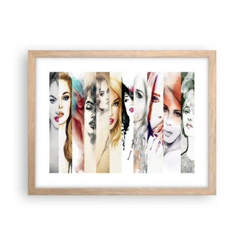 Affisch i ram av ljusek - Det är alltid DU - 40x30 cm