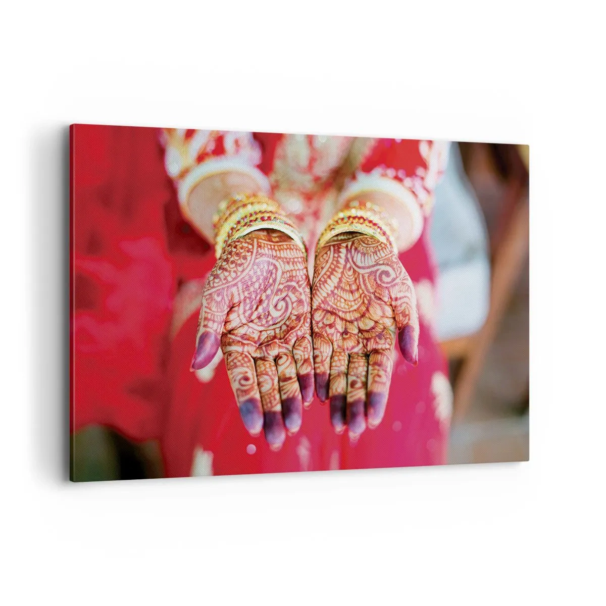 Canvastavla - Bild på duk - Redo att fånga lyckan - 120x80 cm