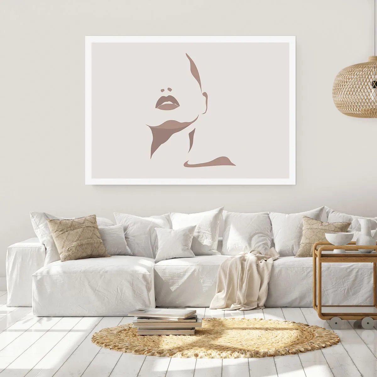 Affisch - Skapad av ljus och skugga - 70x50 cm
