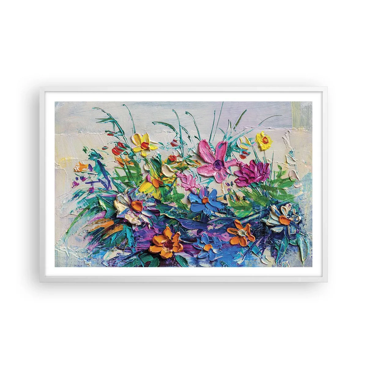Affisch i vit ram - Icke stilleben - 91x61 cm