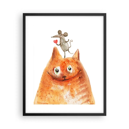 Affisch i svart ram - Kärlekens paradoxer - 40x50 cm