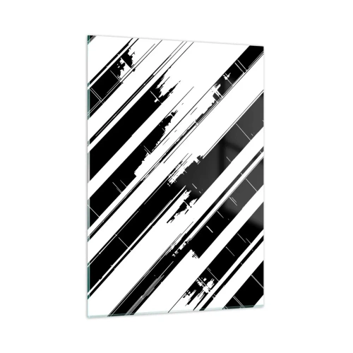 Glastavla - Bild på glas - Intensiv och dynamisk komposition - 50x70 cm