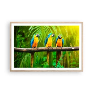 Affisch i ram av ljusek - Har du hört att hon...? - 91x61 cm