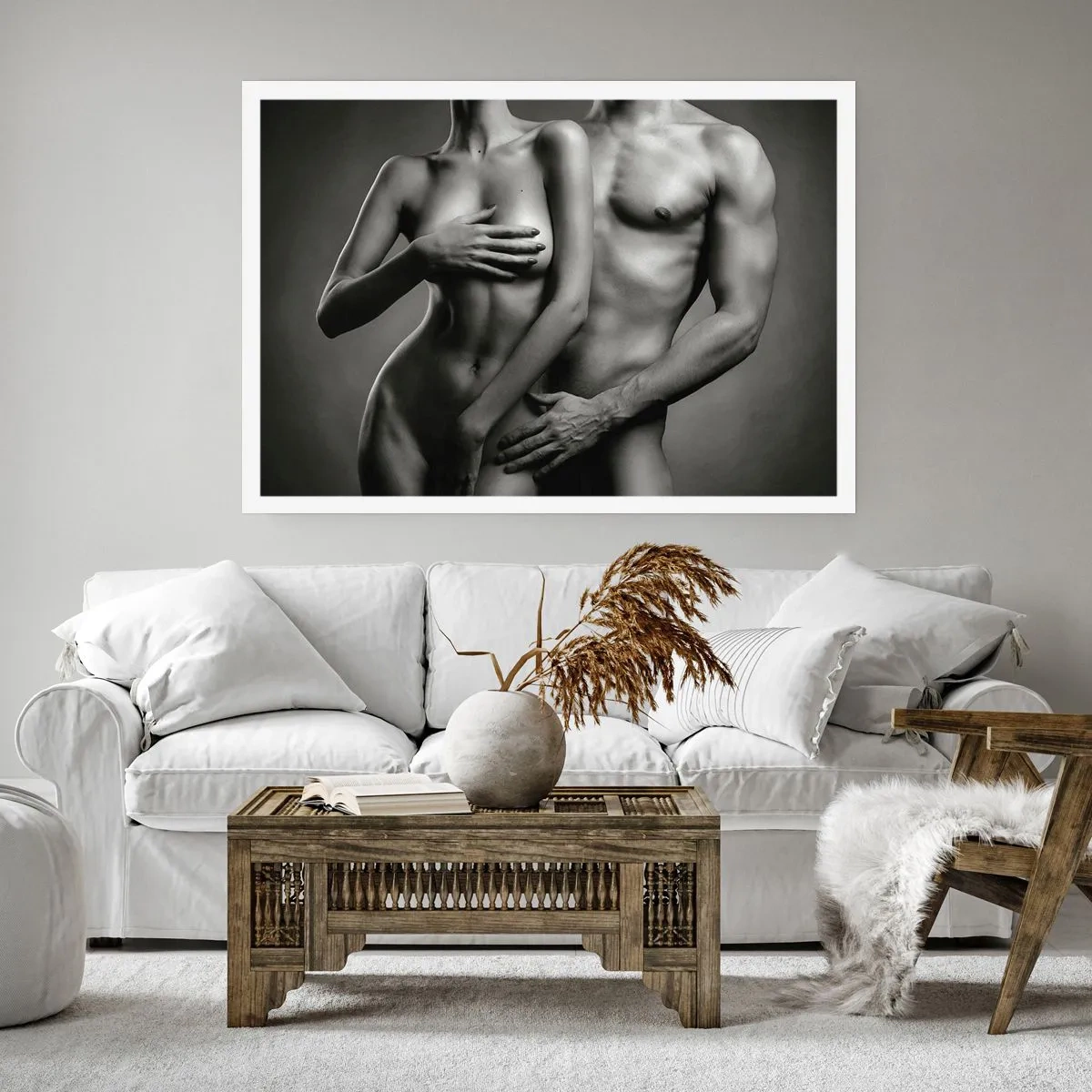 Affisch - Adam och Eva - 100x70 cm