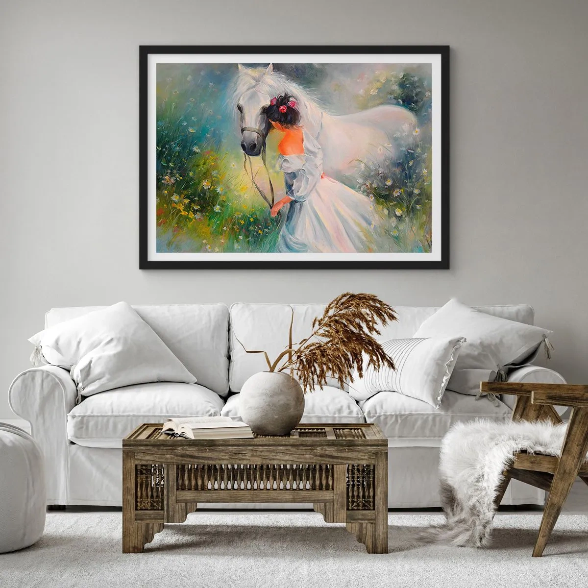 Affisch i svart ram - Ur en vacker dröm - 40x30 cm