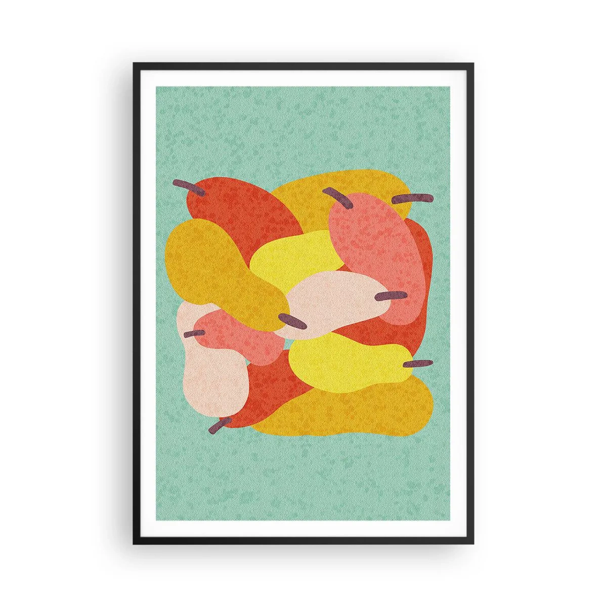 Affisch i svart ram - Smaka på sommarsolen - 70x100 cm