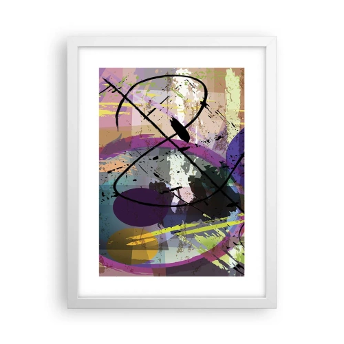 Affisch i vit ram - Rakt fram eller runt - 30x40 cm