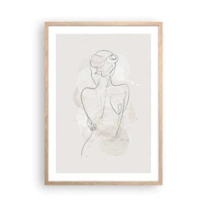 Affisch i ram av ljusek - Som ett känsligt instrument - 50x70 cm