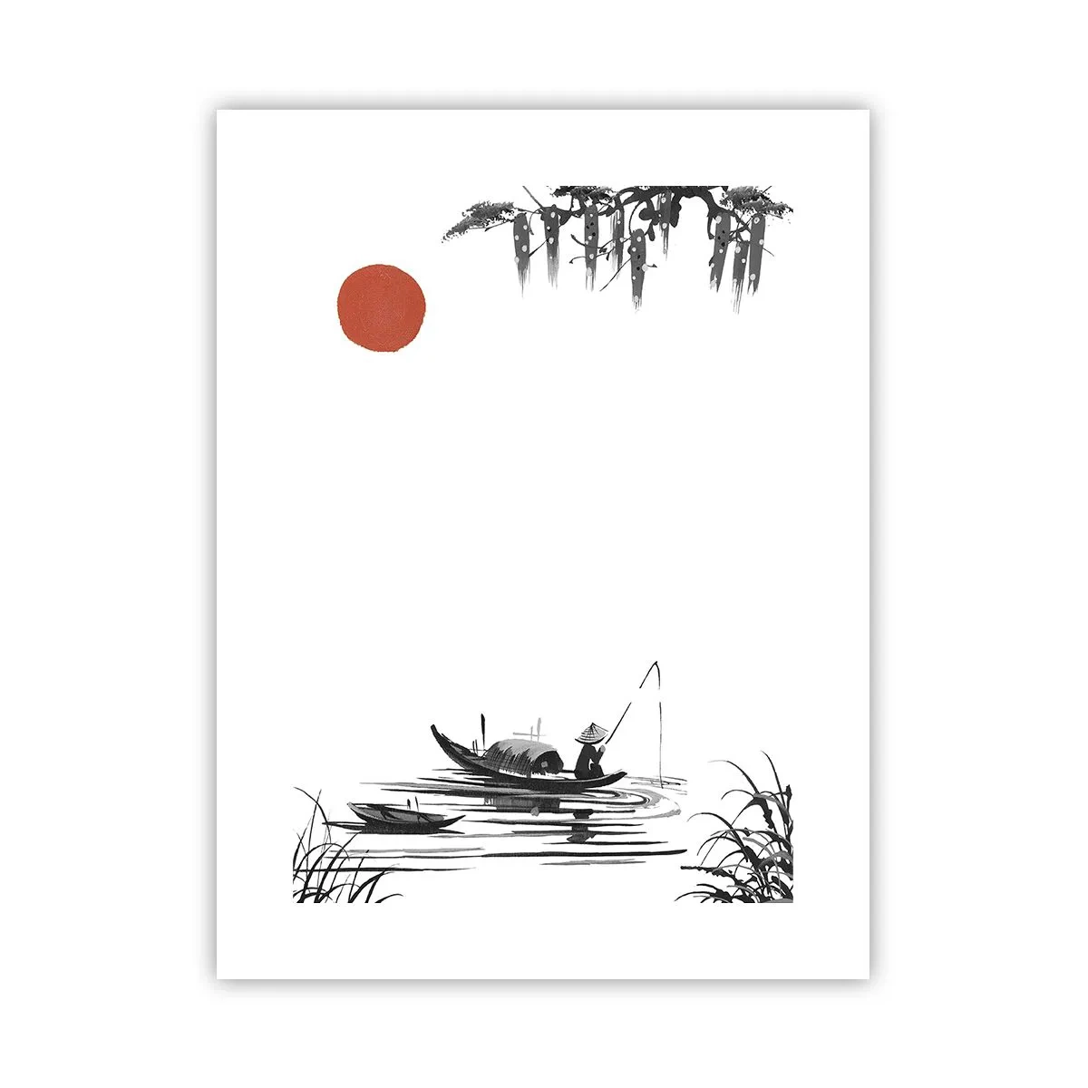 Affisch - Asiatisk eftermiddag - 30x40 cm