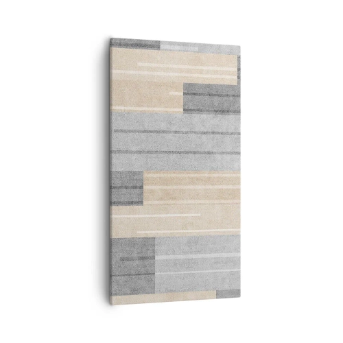 Canvastavla - Bild på duk - Komposition: allt i lod - 55x100 cm