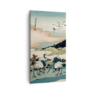 Canvastavla - Bild på duk - I japansk anda - 55x100 cm