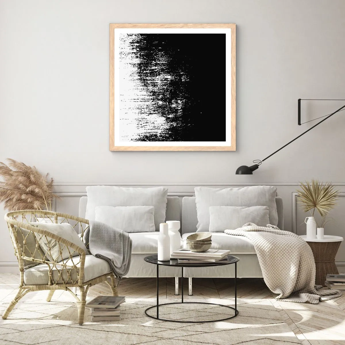 Affisch i ram av ljusek - Och vinnare är... - 60x60 cm