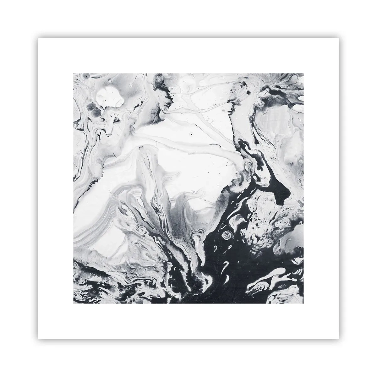 Affisch - Jordens inre - 30x30 cm