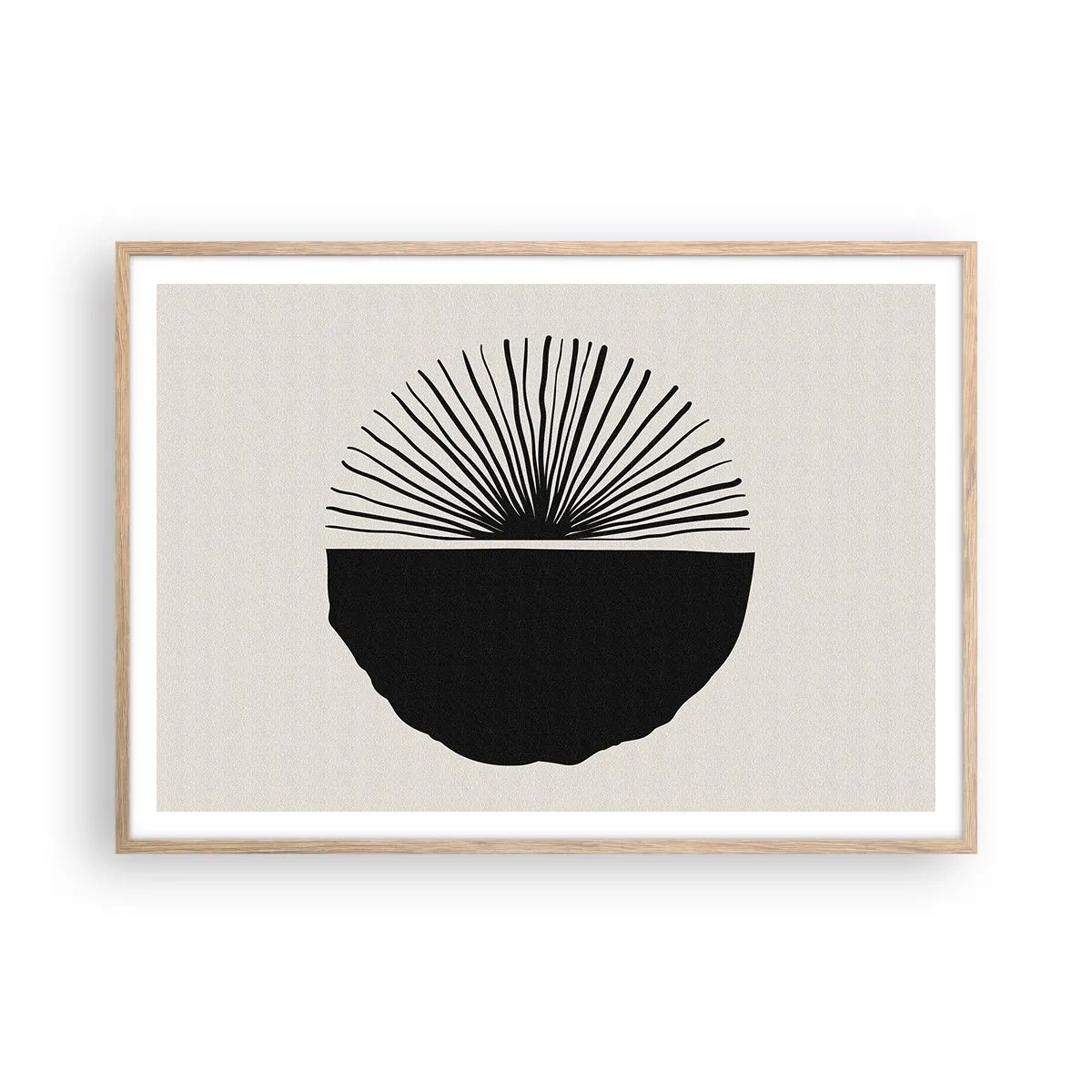 Affisch i ram av ljusek - En rad olika möjligheter - 100x70 cm