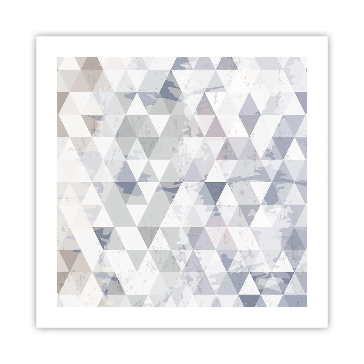 Affisch - Trianglar - 50x50 cm