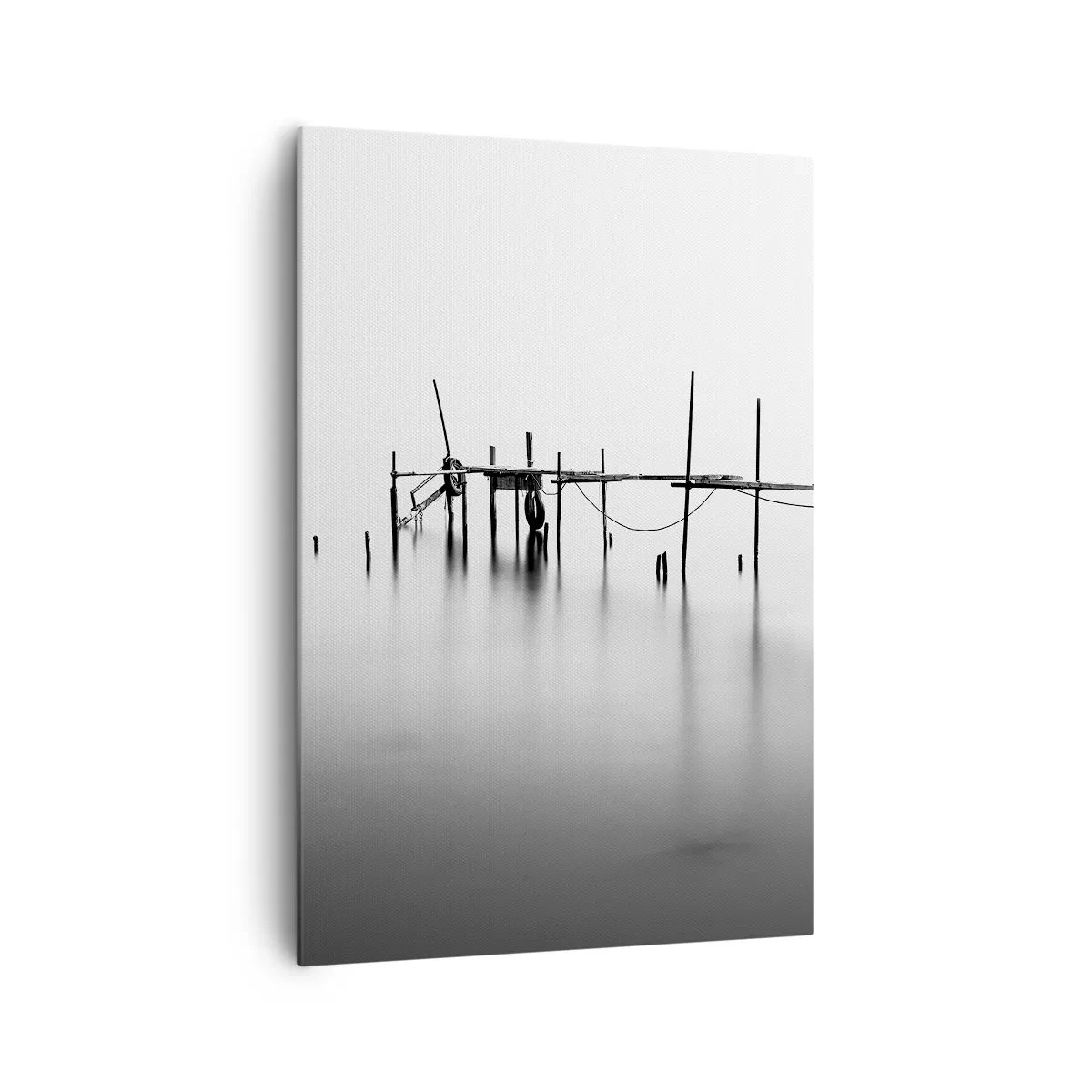 Canvastavla - Bild på duk - Och om världen inte finns? - 70x100 cm