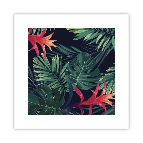 Affisch - Brinna i grönskan - 30x30 cm