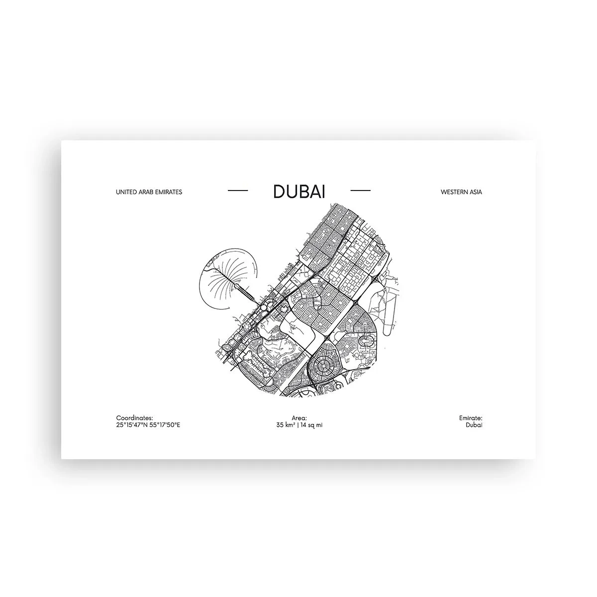 Affisch - Dubais anatomi - 91x61 cm