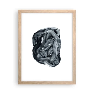 Affisch i ram av ljusek - Det är inte så enkelt - 30x40 cm