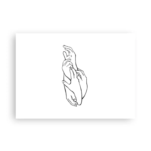 Affisch - Hand i hand - 70x50 cm