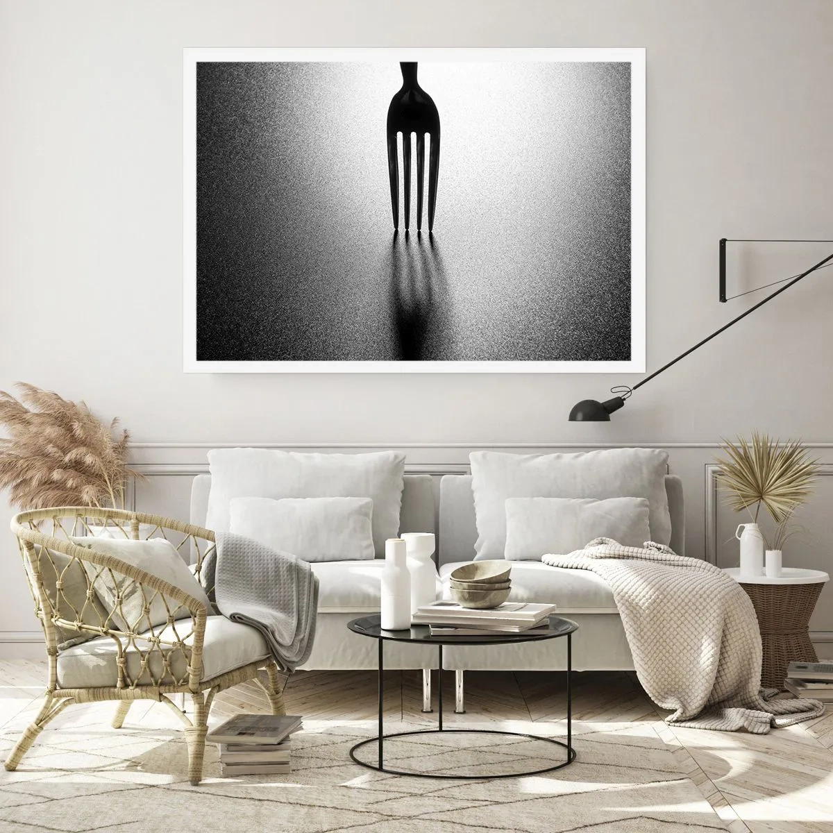 Affisch - Ljus och skugga - 100x70 cm