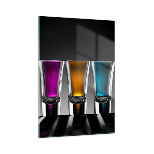 Glastavla - Bild på glas - Glädjen färger - 50x70 cm