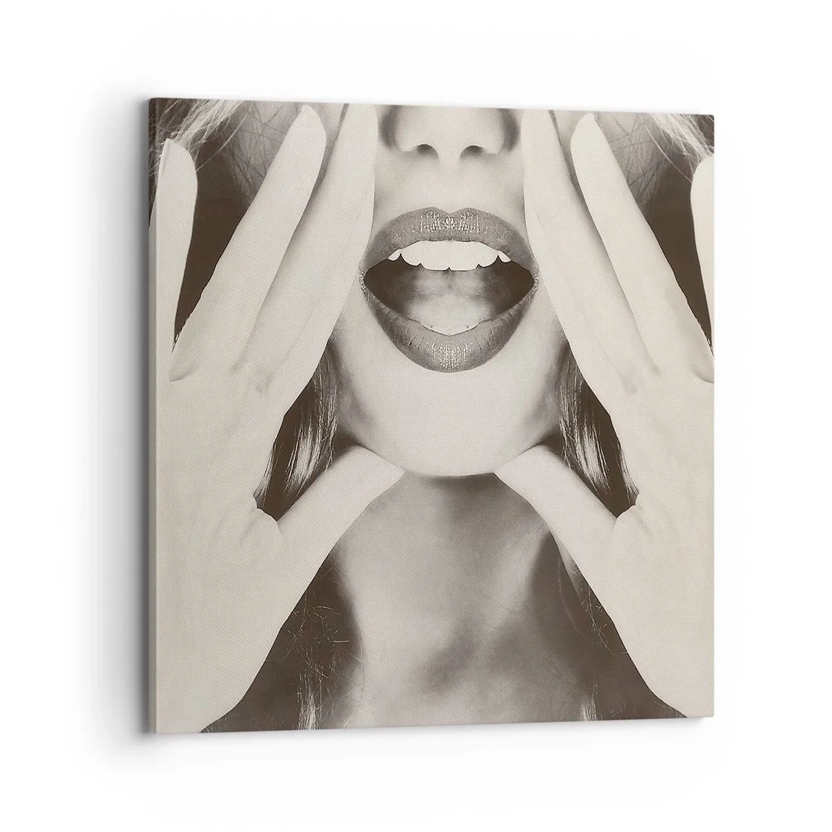 Canvastavla - Bild på duk - Jag kommer! - 70x70 cm