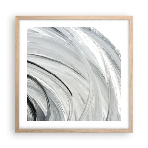 Affisch i ram av ljusek - Orbital komposition - 50x50 cm
