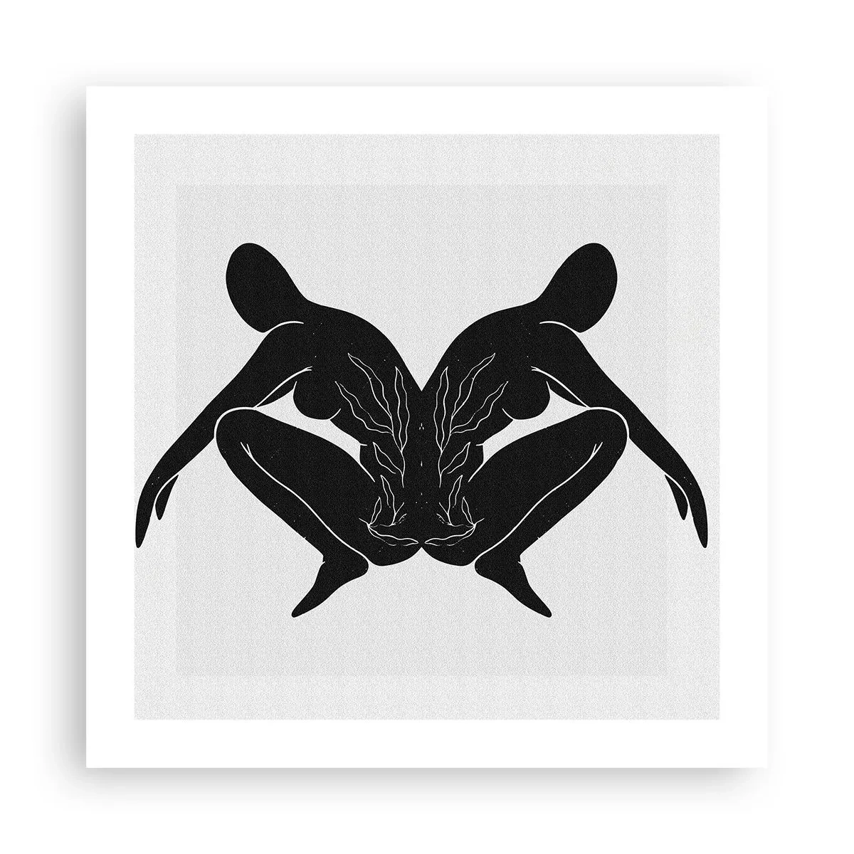 Affisch - En delad själ - 50x50 cm