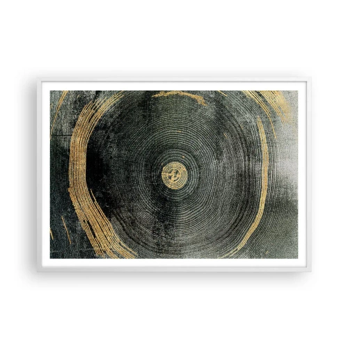 Affisch i vit ram - Förändring och varaktighet - 100x70 cm