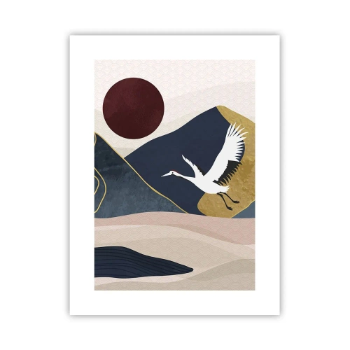 Affisch - Nästa dag FLUGIT iväg - 30x40 cm