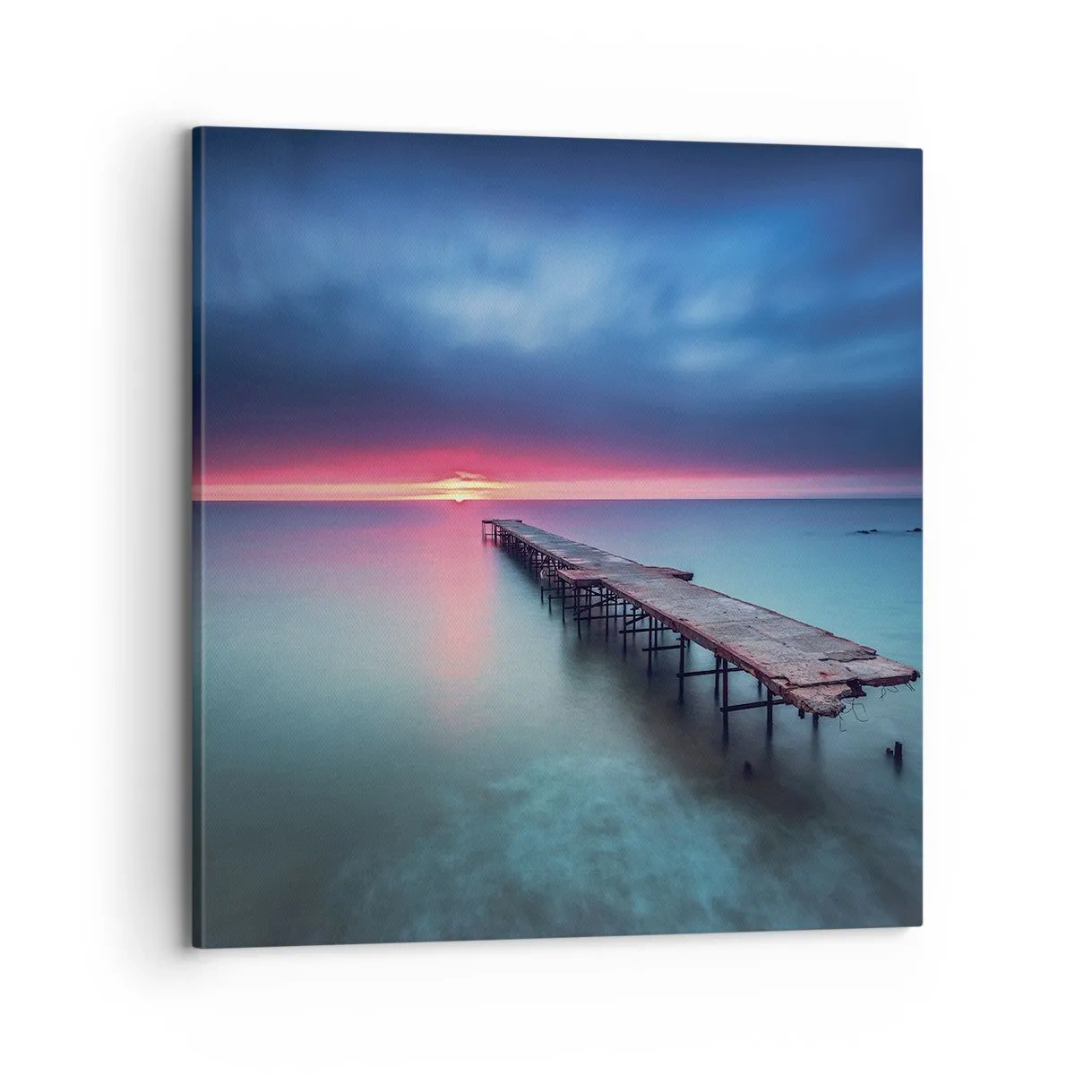 Canvastavla - Bild på duk - Mellan himlen och jorden - 70x70 cm