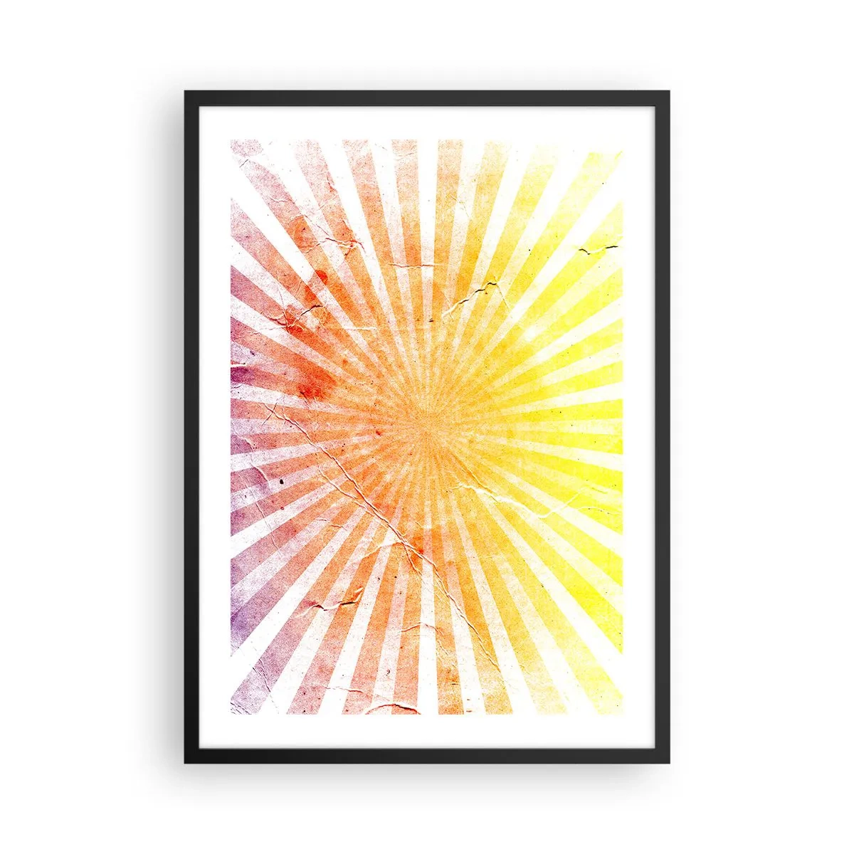 Affisch i svart ram - Solupp- och nedgångar - 50x70 cm