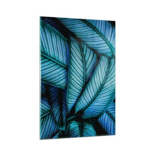 Glastavla - Bild på glas - Livslinjer - 80x120 cm