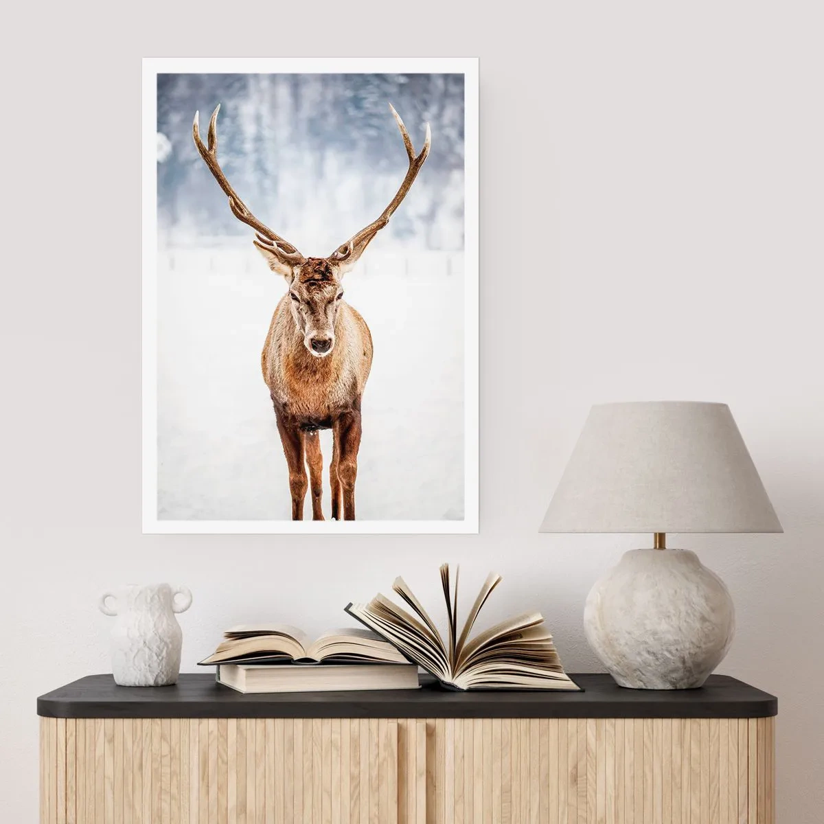 Affisch - Rakt från snödimman - 70x100 cm