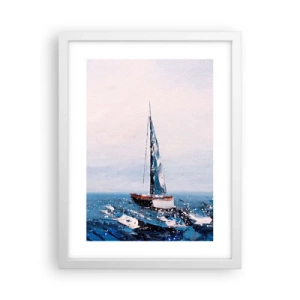 Affisch i vit ram - Vindens broderskap - 30x40 cm