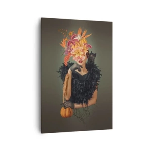 Canvastavla - Bild på duk - Häxans troll - 70x100 cm