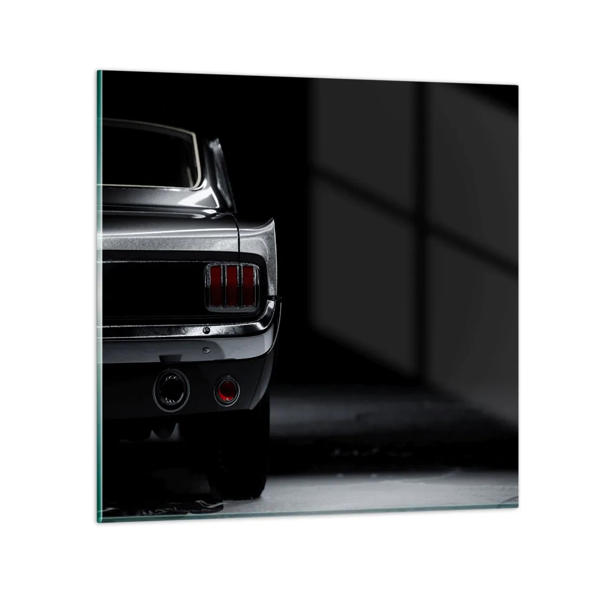 Glastavla - Bild på glas - Klassisk charm - 40x40 cm