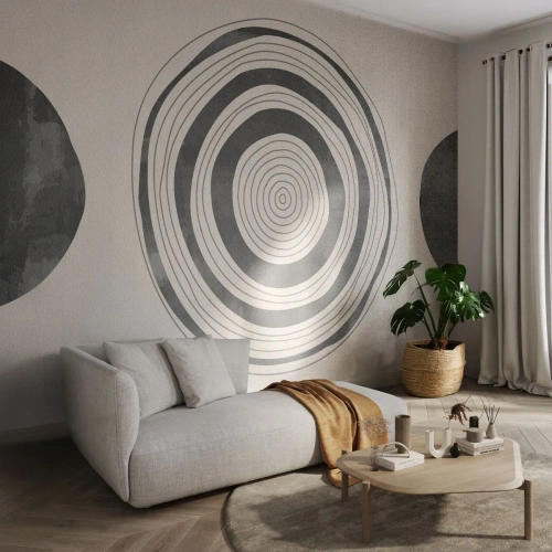 Fototapet Premium Sand - De viktiga sakerna däremellan - Hjul, Minimalistisk, Samtida - 400x280 cm