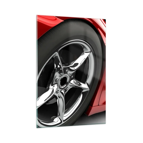 Glastavla - Bild på glas - Skapad att vara snabb - 80x120 cm