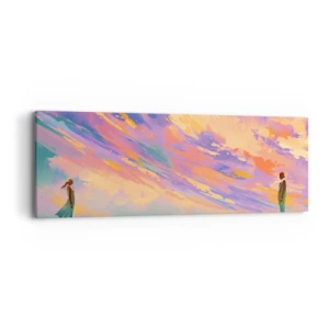 Canvastavla - Bild på duk - Dragkraft - 90x30 cm
