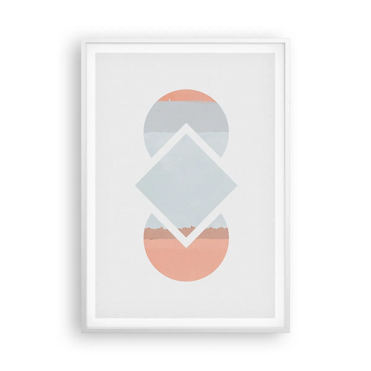 Affisch i vit ram - Situationen är klar - 70x100 cm