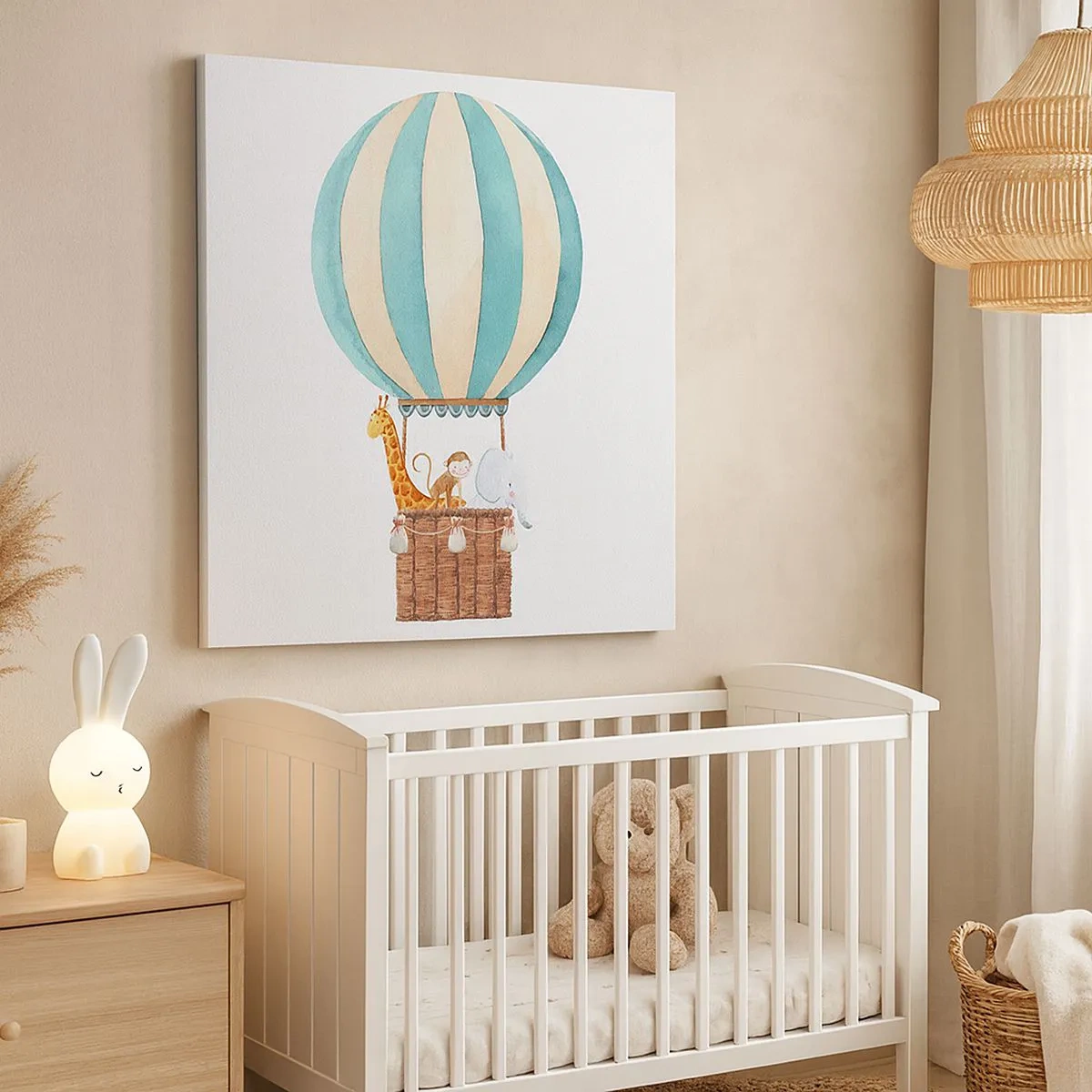 Canvastavla - Bild på duk - Fantastisk resa - 30x30 cm