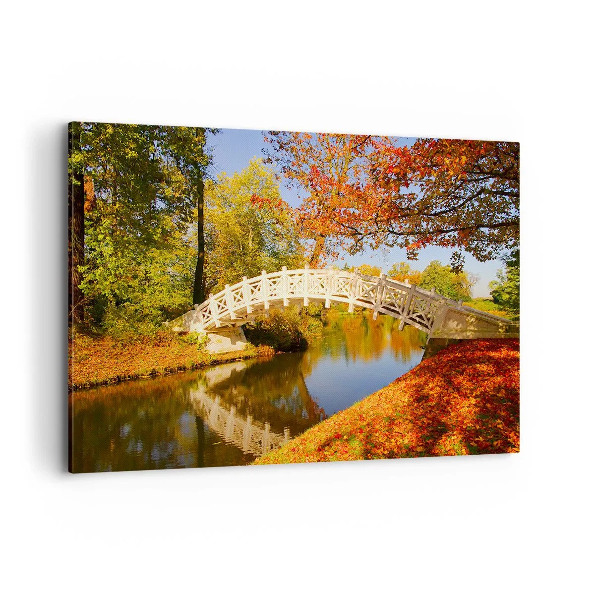 Canvastavla - Bild på duk - På suckarnas vita bro - 120x80 cm