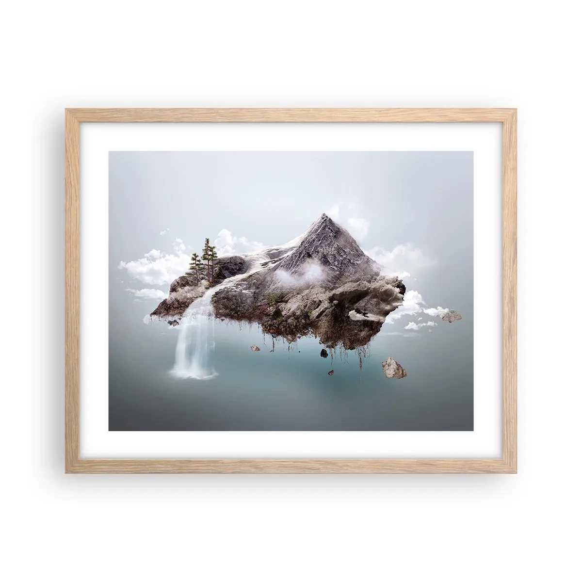 Affisch i ram av ljusek - Med surrealistens öga - 50x40 cm