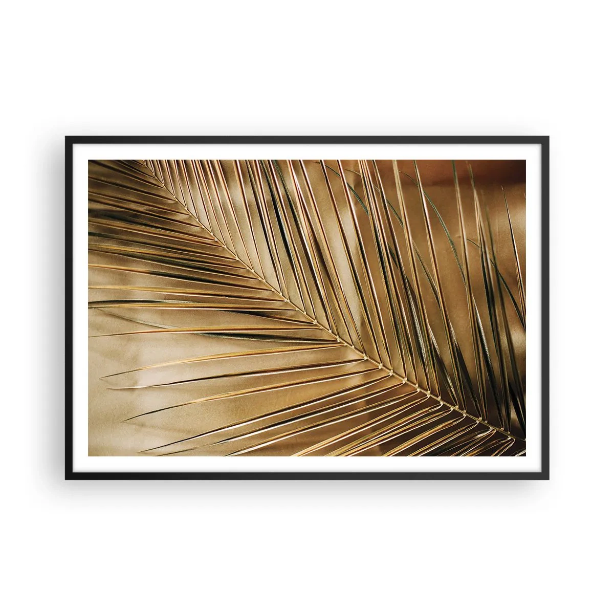 Affisch i svart ram - Naturlig pelargång - 100x70 cm