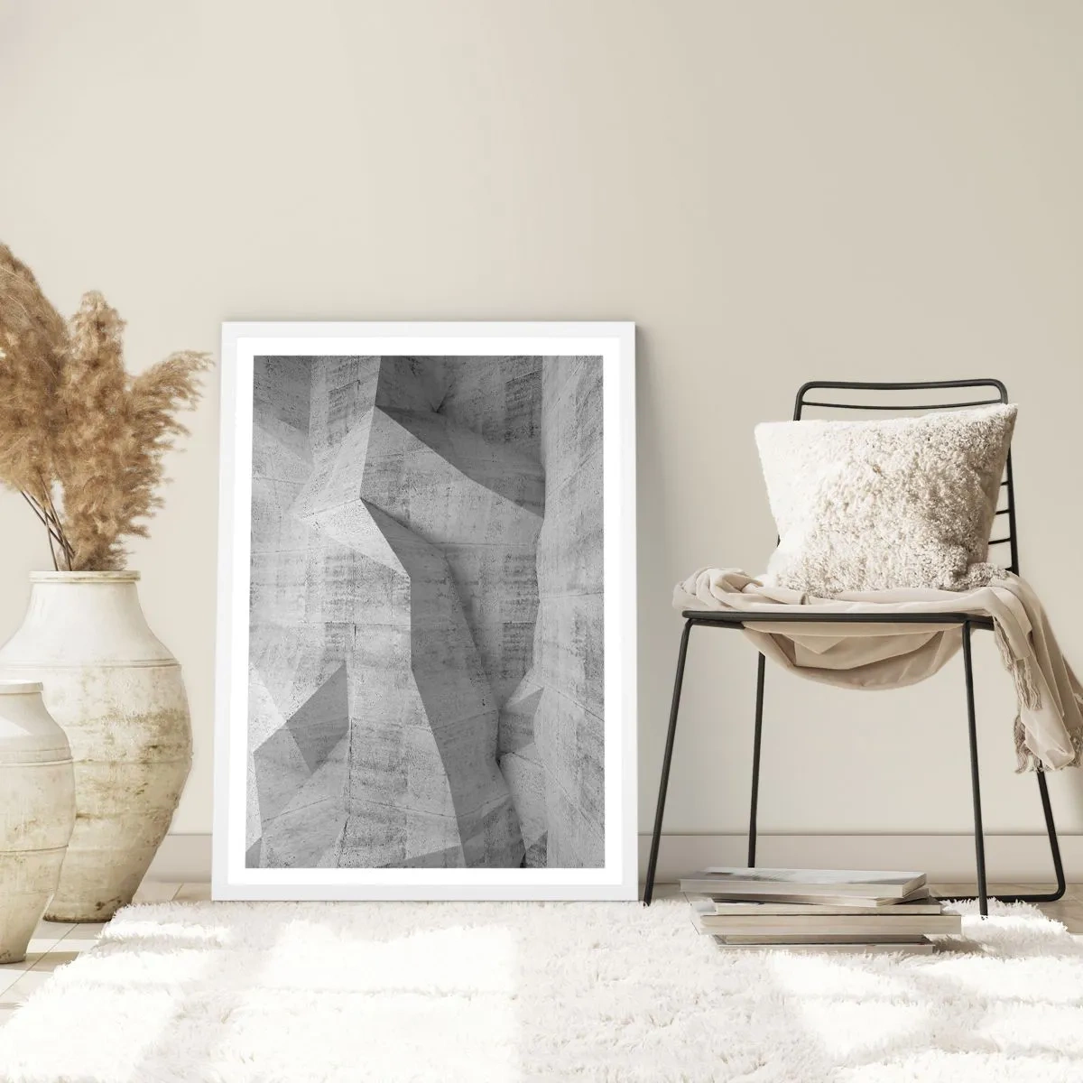 Affisch i vit ram - En riktig utmaning - 70x100 cm