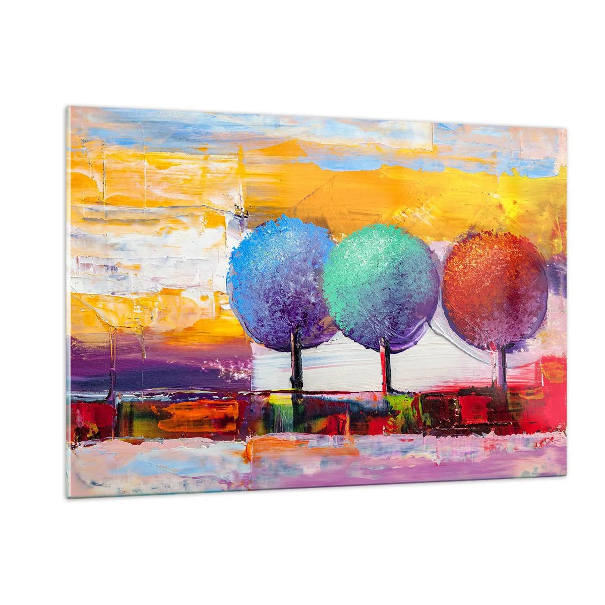 Glastavla - Bild på glas - Tredje gången gillt - 120x80 cm